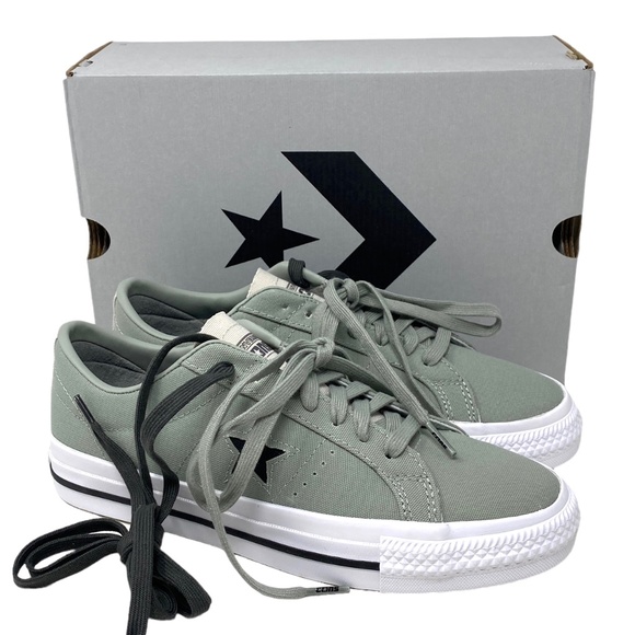 Converse CONS One Star Pro OX Low Top Canvas Gray Women's Size Sneakers 172634C - Picture 2 of 12